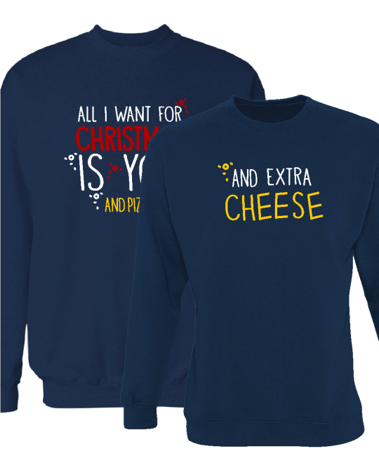 All I want for christmas is pizza / and extra cheese All I want for christmas is pizza / and extra cheese